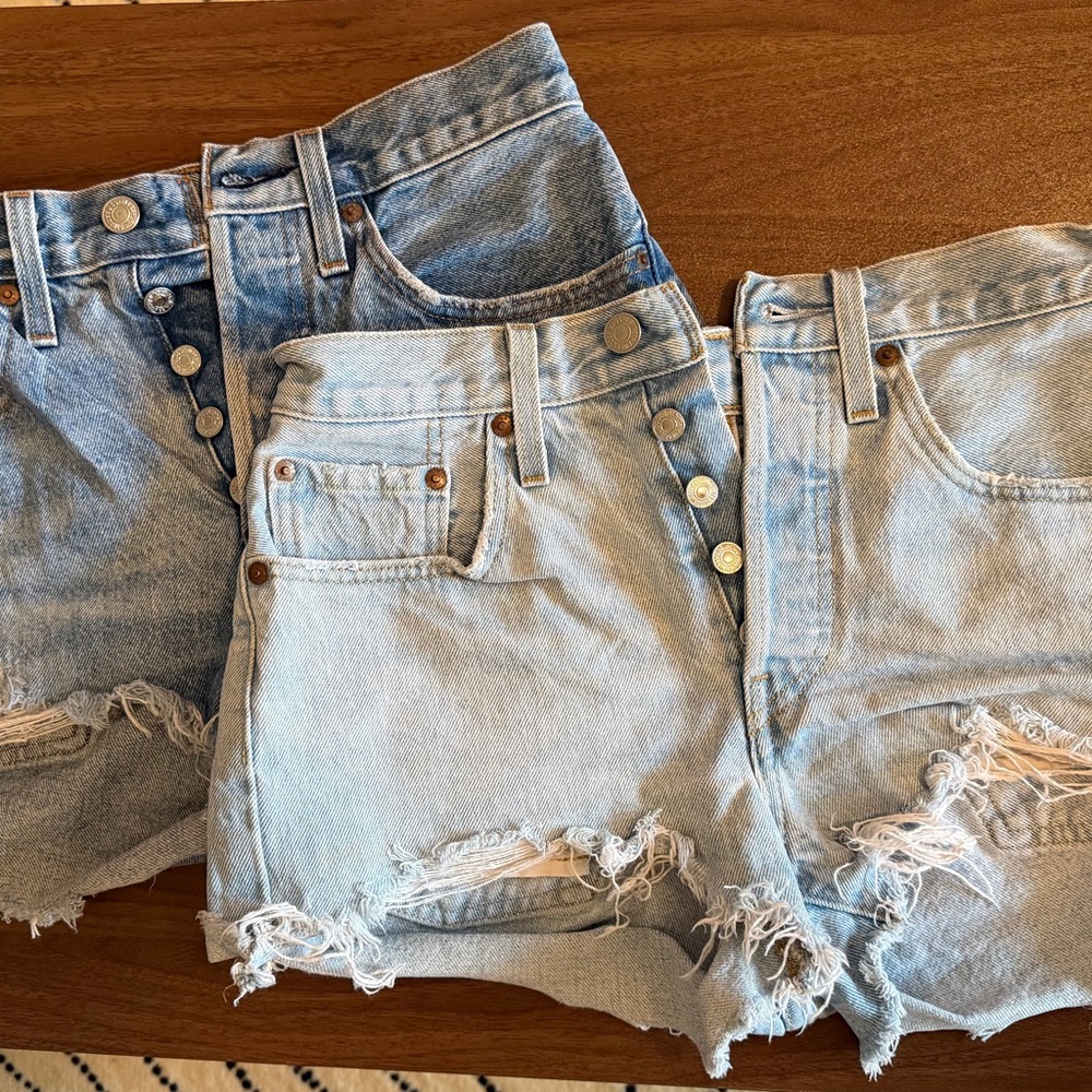 Levi's 501 Original Cutoff Shorts Bundle